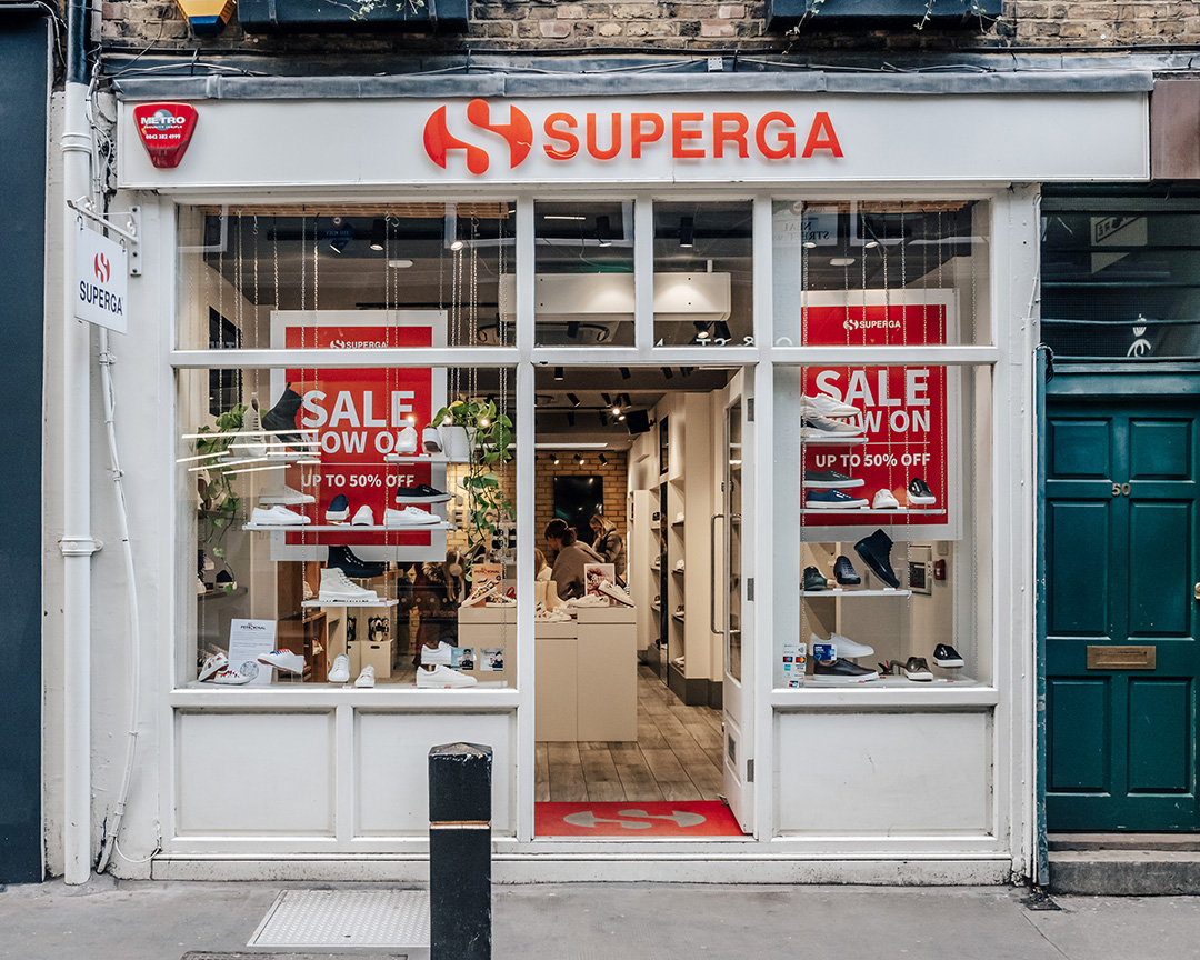 Superga best sale store london